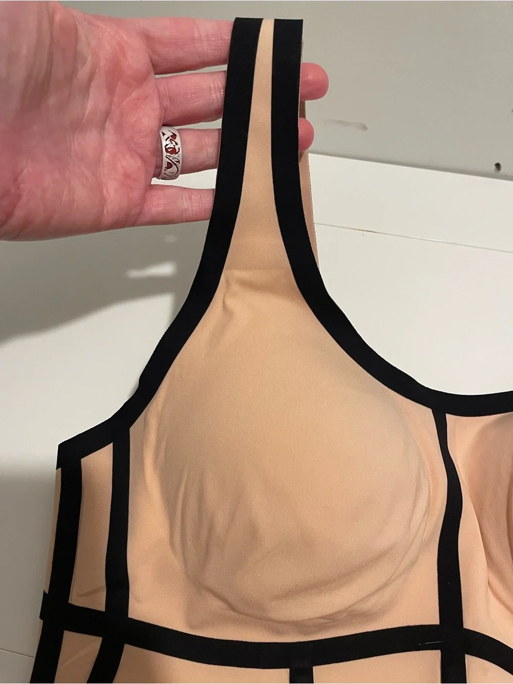 Honeylove Brand Women's XL NWT Liftwear BodySculpt Tank Rose Tan Black Shapewear